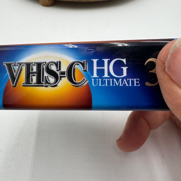 TDK VHS-C HG Ultimate 30 Camcorder Cassette Blank Recording Tape OEM New Sealed - Picture 3 of 8